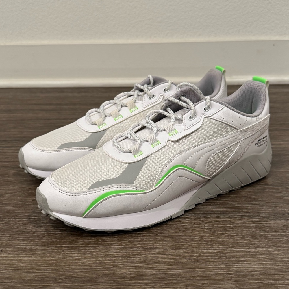 PUMA Mapf1 Speedfusion 2.0 Lace Up  Mens White Sneakers (30808102) Sz 12 - Picture 2 of 6
